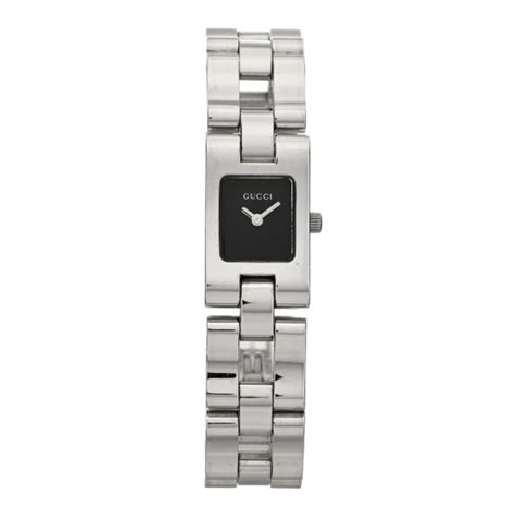 Gucci Stainless Steel 17mm 2305l Quartz Watch Black 1245706 Fashionphile