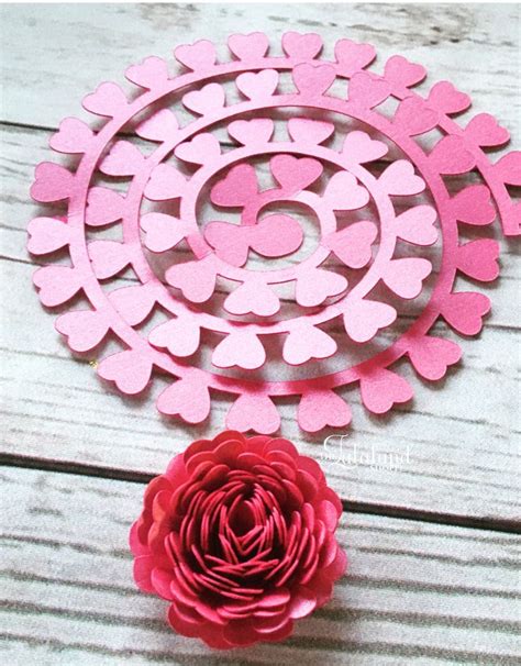 3d Paper Flower Tutorial With Cricut Paper Flower Tutorial Flower Tutorial How To Make Paper