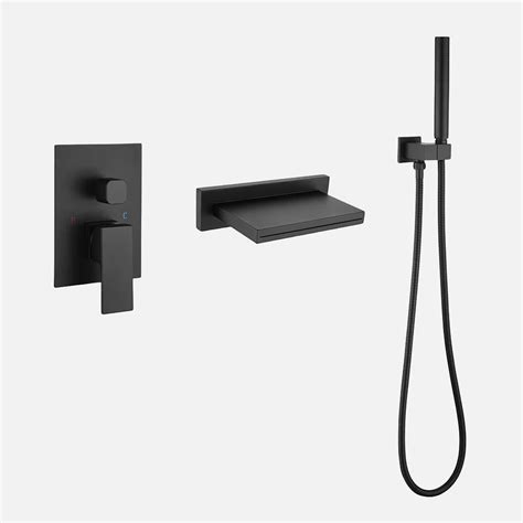 Modern Design Wall Mounted Rain Shower System Bathroom Hot And Cold Shower Set Mixer Concealed