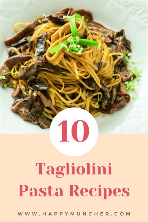 10 Tagliolini Pasta Recipes - Happy Muncher