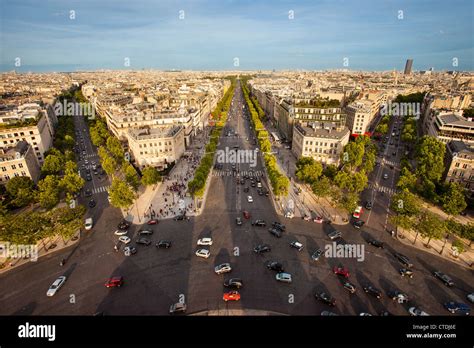 Arc De Triomphe View From Top