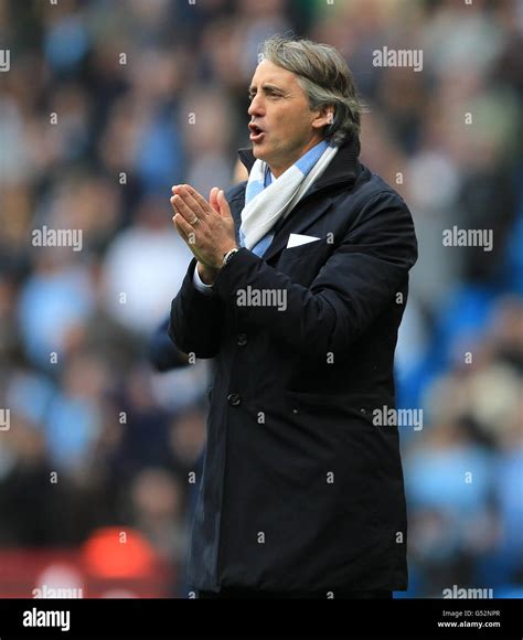 Manchester Citys Manager Roberto Mancini Prays For A Miracle Hi Res