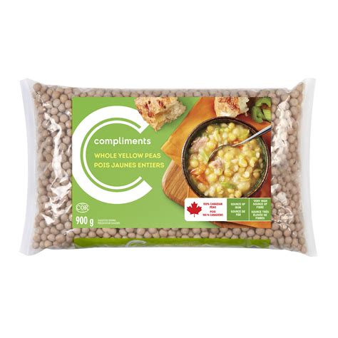 Whole Yellow Peas 900 G Complimentsca