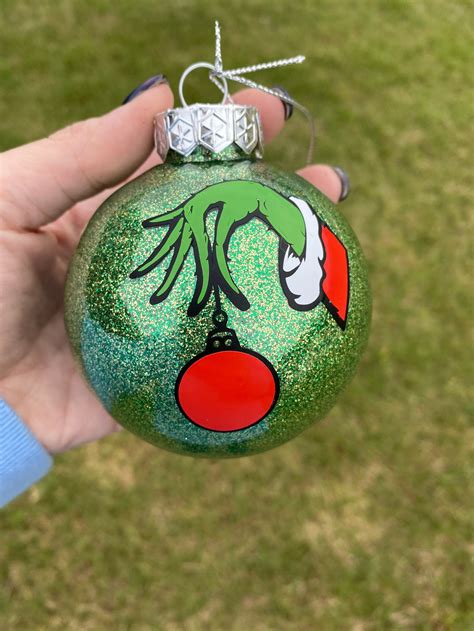 Grinch Christmas tree ornament | Etsy