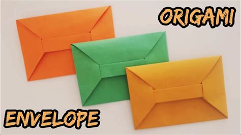 Como Fazer Envelope De Origami YouTube