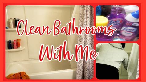 Clean Bathrooms With Me Vlogmas Holiday Clean Youtube