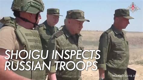 Shoigu Shown Inspecting Troops Overseeing Training Amid Speculations