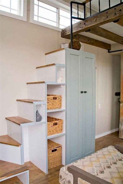 22 Clever Loft Stair Design For Tiny House Ideas Tiny House Loft