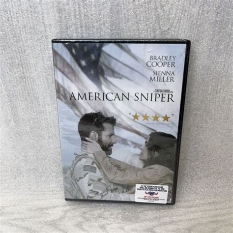 American Sniper Dvd Bradley Cooper Sienna Miller New Sealed