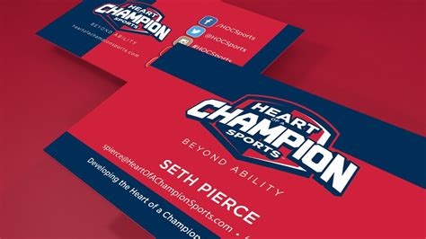 Sports Business Cards Templates Free Printable Word Searches