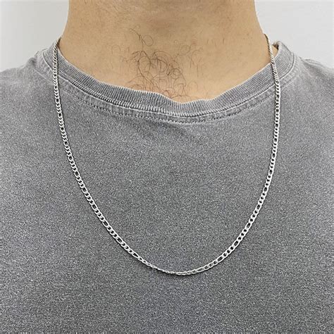 Corrente Cordao Masculino 3x1 70cm Fina Aço Inox Prata Shopee Brasil