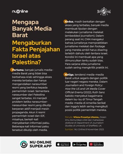 Bagaimana Bias Pemberitaan Media Barat Mengaburkan Penjajahan Israel