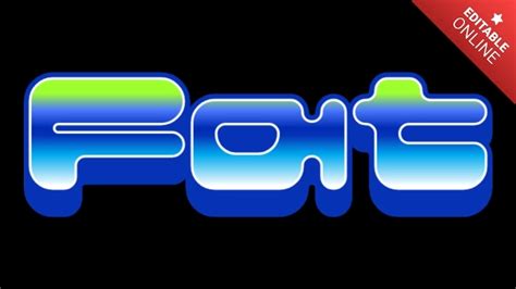 Fat Retro Saturn Space Text Effect Generator