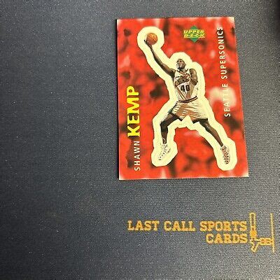 1997 98 Upper Deck NBA Stickers European Base Shawn Kemp 125 EBay