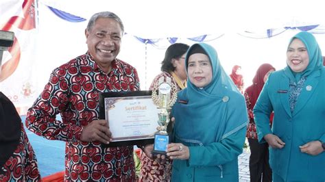 Dinas P2KBP3A Kota Tidore Raih Juara II Pada Puncak Peringatan Harganas