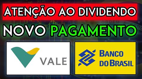 Aten O Ao Dividendo Pagamento Forte De Dividendos De Banco Do Brasil