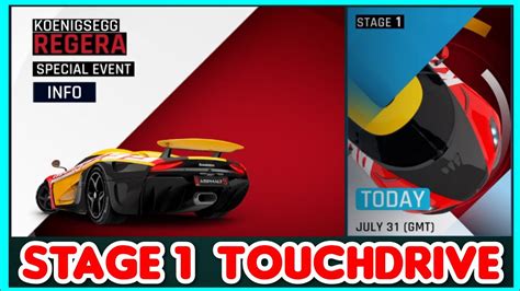 Asphalt Koenigsegg Regera Special Event Stage Touchdrive Youtube