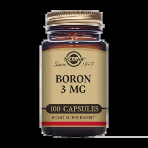 Solgar Boron 3mg 100 Capsules