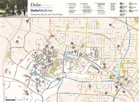 Duke University Campus Map Printable - Printable Maps