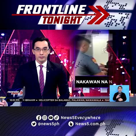 News5 On Twitter FrontlineTonight Panibagong Insidente Na Naman Ng