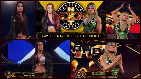 WWE 2K22 Kay Lee Ray VS Beth Phoenix YouTube