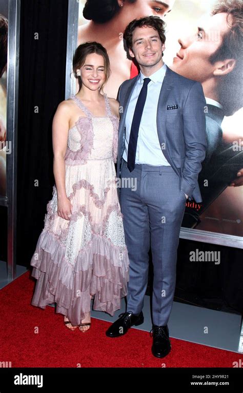 Emilia Clarke And Sam Claflin Attending The Me Before You Premiere In