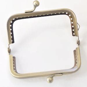 Rectangular Bronze Purse Frame Clutch Bag Purse Frame Sewing Bag Maker