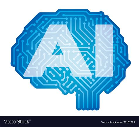Artificial Intelligence Logo And Symbol Royalty Free Vector