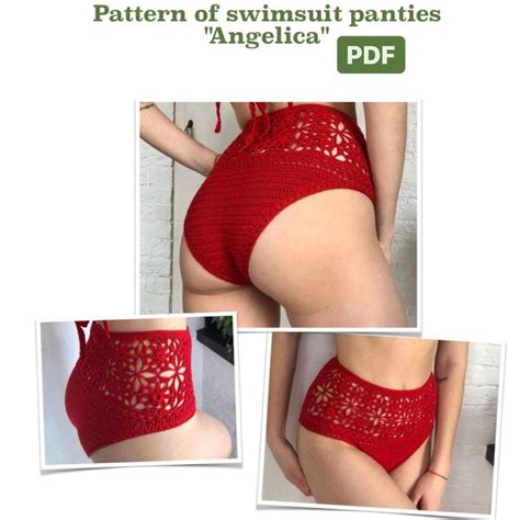 Pdf File For Crochet PATTERN Angelica Crochet Bikini Bottom Etsy