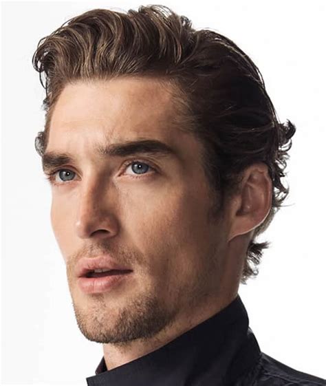 Mens Medium Length Wavy Hairstyles Hairstyle Guides