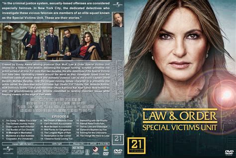 Law & Order: Special Victims Unit - Season 21 (2020) R1 Custom DVD Covers & Labels - DVDcover.Com