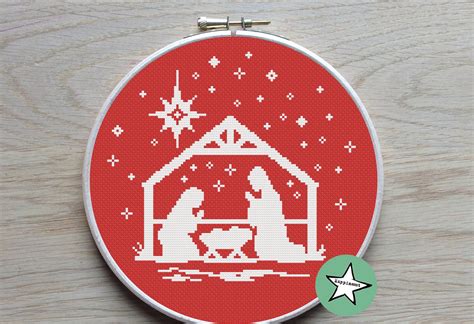 Cross Stitch Pattern Nativity Scene Cross Stitch Patterns