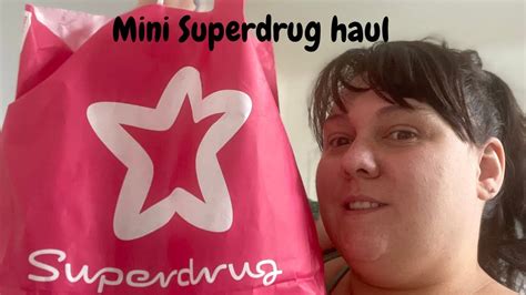 Mini Superdrug Haul Youtube