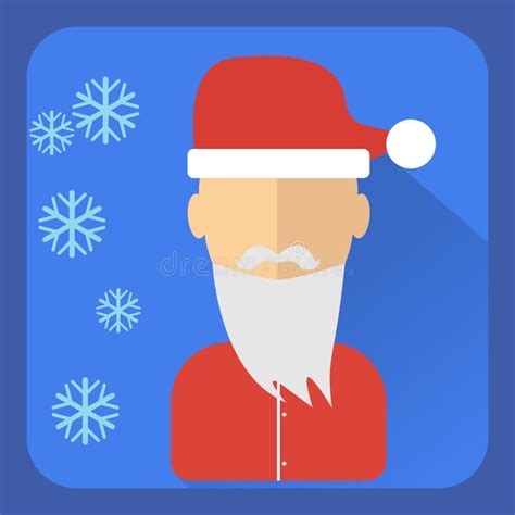 Flat Avatar Brunette Girl With Short Hair In A Blue Sweater Snowflake