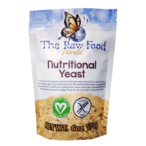 Unfortified Nutritional Yeast, 6oz | The Raw Food World 