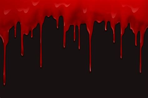 Premium Vector | Blood dripping background