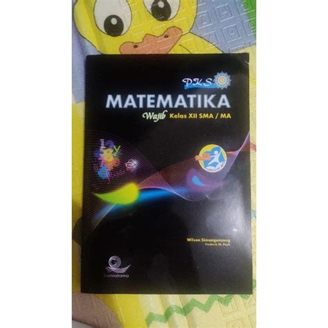 Jual Like New Buku Matematika PKS Kelas XII 12 Wajib Gematama Wilson