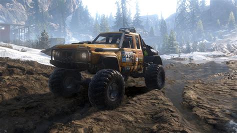 Snowrunner Mods Nissan Patrol Gq Offroad Test Drive Gameplay