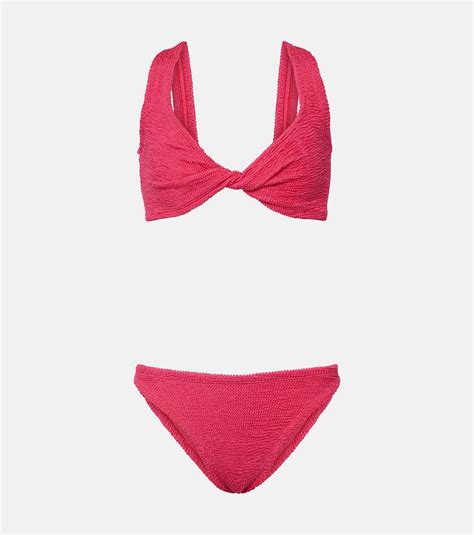 Juno Bikini In Pink Hunza G Mytheresa