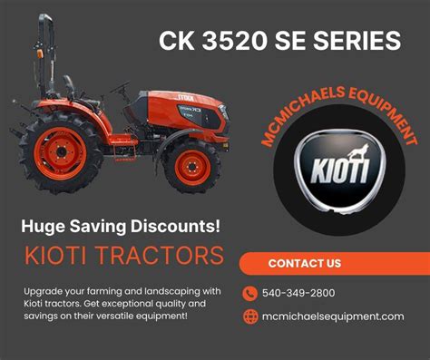 Kioti CK 3520 SE Tractor With Loader