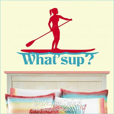 Female Stand Up Paddleboard Decal SUP Sticker SP 134 Etsy Paddle