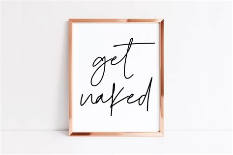 Get Naked Print Bathroom PRINTABLE Get Naked Poster Funny Etsy