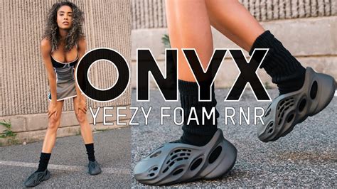 Finally But Is It Actually Black Yeezy Foam Rnnr Onyx On Foot Review