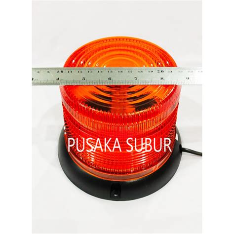 Jual ROTATOR ATAP MAGNET BULAT LED 12V 24V DC STROBO ROTARY WARNING