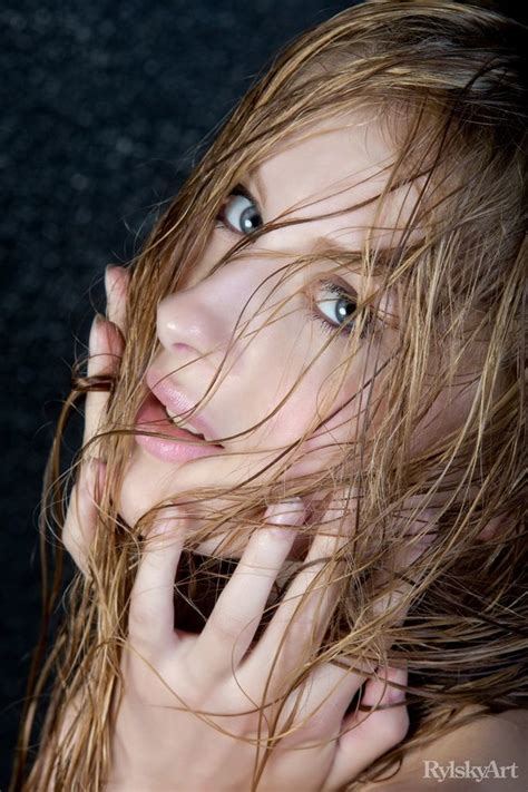 Cute Natural Nude Brunette Displays Shaved Xxx Dessert Picture