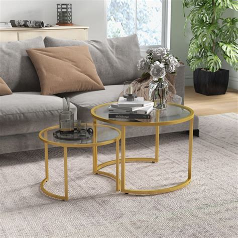 Mercer41 Okafor Nesting Coffee Table Wayfair Canada