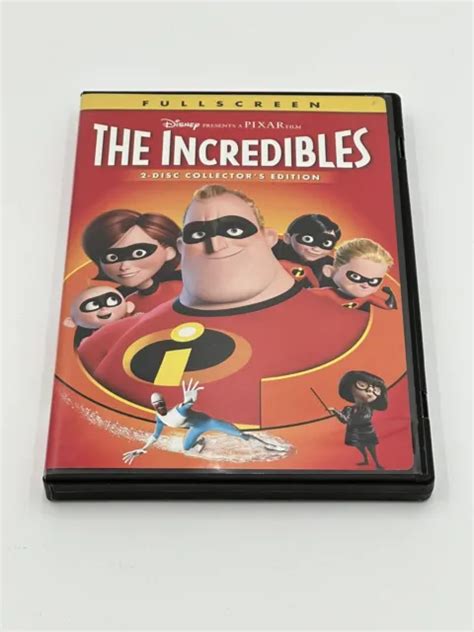 Disney Pixar The Incredibles Disc Collectors Edition Dvd