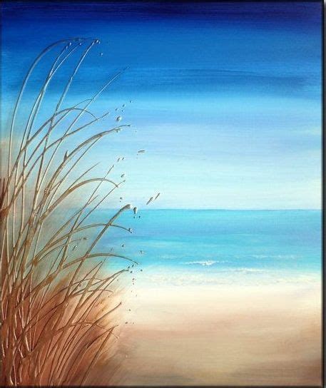 Ocean Beach Painting Beach Painting Easy Canvas Painting Beginner