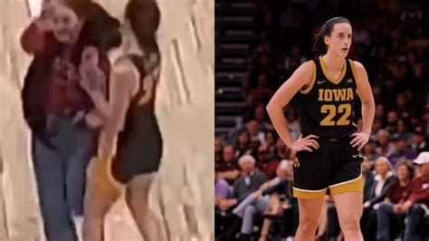 Caitlin Clark Draws A Charge College Hoops World Reacts To Iowa