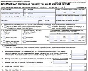 Guide To The Michigan Homestead Property Tax Credit Action Economics